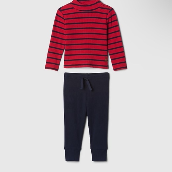 GAP Other - GAP Kids Red and Navy Striped Pajama Set